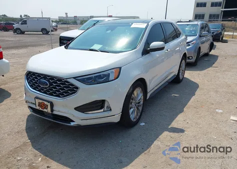 2021 Ford Edge Titanium z USA, uszkodzony, nr VIN 2FMPK4K98MBA18760